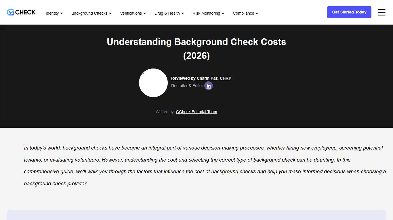 Understanding Background Check Costs (2026)